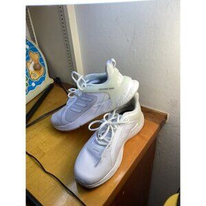 Whimsigoth heritage old money Adidas White Lace Up Running Shoes